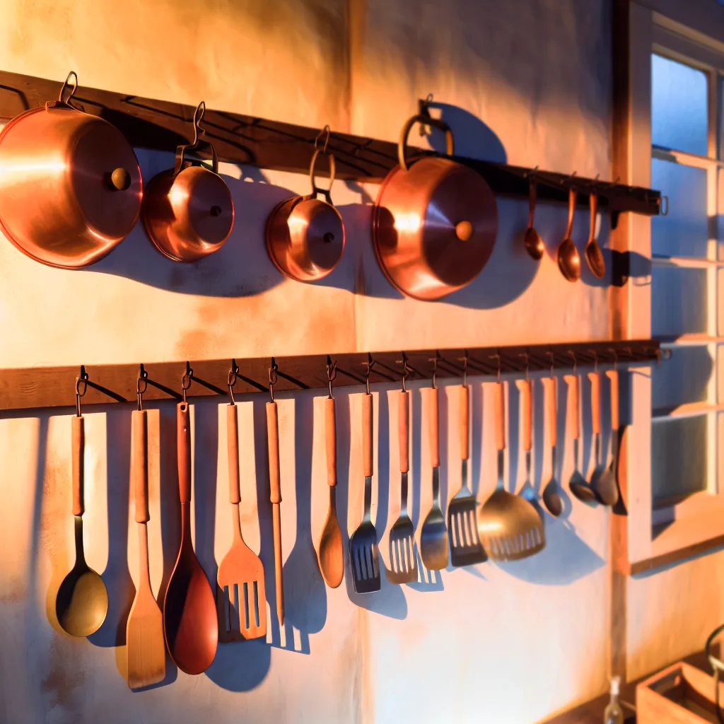 Organized kitchen tools